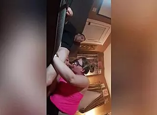 Roxy Faith swallows Ian's monster cock and gets a facial