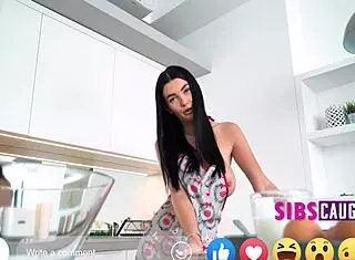 nude baking turns into barebacking with step family