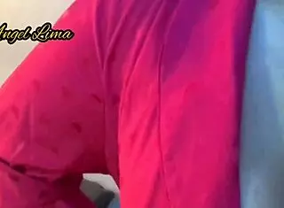 Angel Lima Strips Down in Live Scene with Lucky Fan for Wild Action