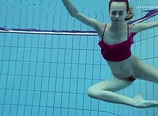 Russian teen Anna Netrebko teases fiercely in pool bikini