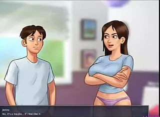 stepmom and stepsis with huge boobs got fucked