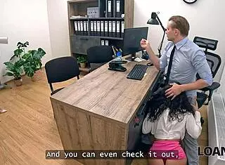Loan4k Slutty Boss Bangs Naughty Manager on Office Table!