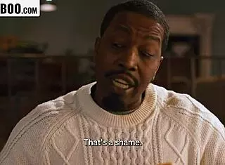 Why is the husband's boss saying 'this is the dinner I was looking for' while on her knees with double monster cocks?