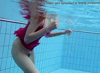 Russian teen Anna Netrebko teases fiercely in pool bikini