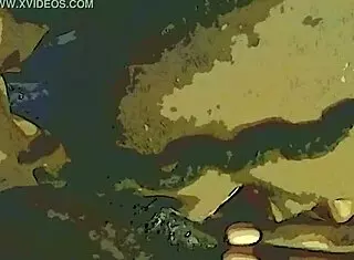 dildo and tongue tag team her wet ebony pussy