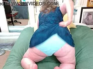 1142 blue granny panties for luke 😄