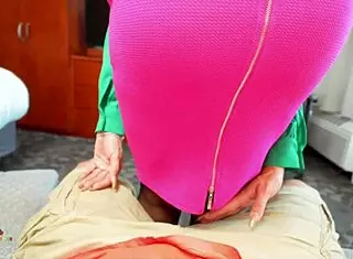 Hot spanish tutor Sandy Love in interracial handjob and cum in mouth 😏 full 4k.