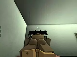 Wow, having sex with my wife in roblox!