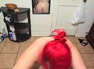 Amber Kneels For Daddy