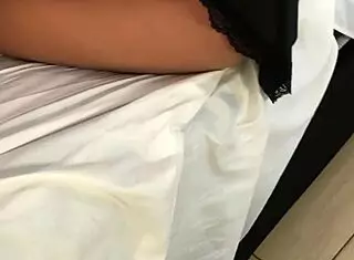 Hot student gives deep blowjob with sex toy.