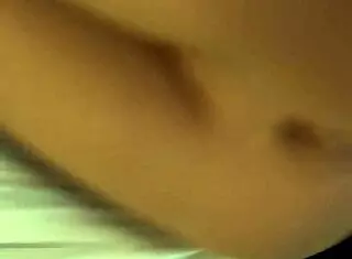 Hot student gives deep blowjob with sex toy.