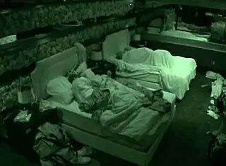 left cody passionately fingers jessica while right matt and raven give handjob in bb19 usa reality.