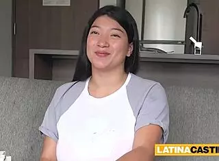 Massive Boobs Latina Babe Titty Fucked At Amateur Casting