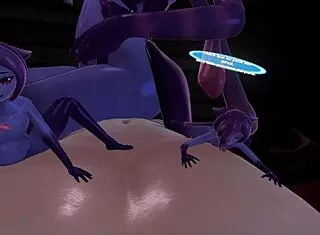 monster girl island halloween special where elf woman satisfies cock with neko sister and slimer girl dominates me