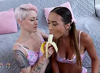 P-Sluts Vol 81: Mina K And Priscila Belini Fucked By 2 Big Cocks With Intense Anal!