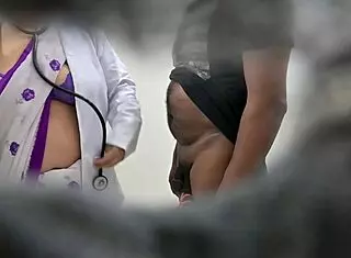 Indian Doctor With Huge Tits Satisfies Desire With Patient's Ass