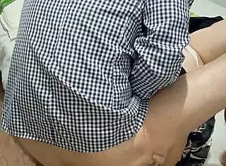 amoul solo in satin lingerie, pov ass licking and dirty talk in doggystyle