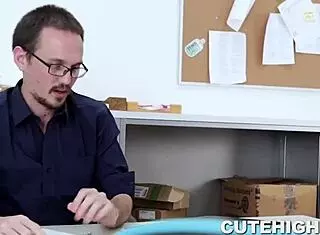 Cam girl Jade Nile busted mid-action