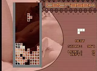 i play tetrasex on playstation in the kitchen, but i make errors