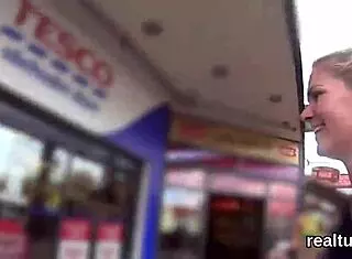 stunning czech girl seduced at mall for pov action