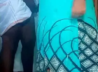 cute brunette girlfriend gets fucked outdoors in village home