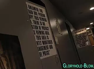 Gloryhole Babe Rides BBC