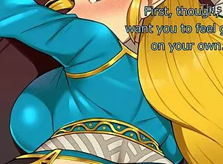 princess zelda gives jerk off instructions!