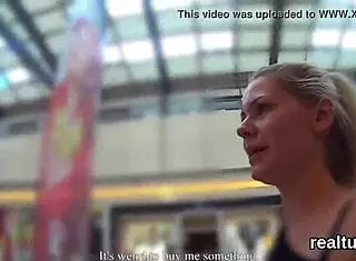 stunning czech girl seduced at mall for pov action