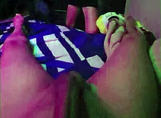 Wife dances and pleases in bedroom