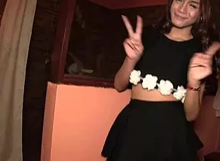 Teen Ladyboy Narnar Barebacked in Intense Anal Encounter