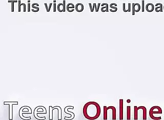 gorgeous teen 18+ sucks cock and swallows cum at party