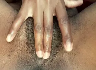 Hey, my pussy got all creamy after fingering myself! 😏