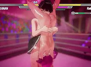 Intense Lesbian Pussy Battle