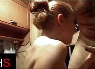 Slutty girl gets ass fucked hard on the camper trip