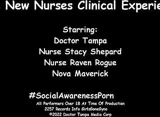 New Nurse Nova Maverick Spreads in Clinic