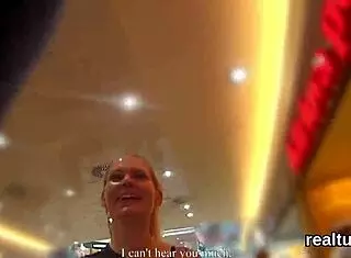 stunning czech girl seduced at mall for pov action