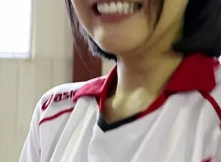 Japan's Huge Breasts Volleyball Club Member's Secret Practice Video