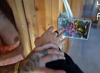 i fucked my construction worker while my husband was away, feeling so horny