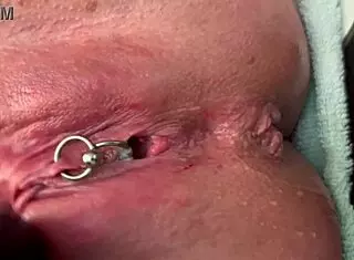 i rub my pierced clit hard in latex