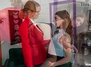 Office Scene With Boss And Employees In Group Activity.