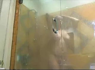 Jelena Jensen Shakes Her Perfect Natural Tits After Hot Shower