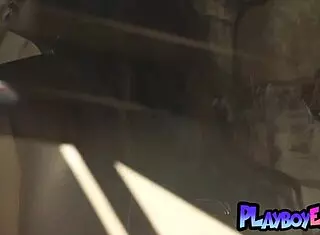 Ebony teen victoria antoinette introduces her black pussy