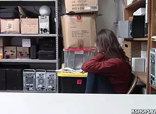 Tattooed Teen in Jeans Gets Doggystyle Ramming from Behind