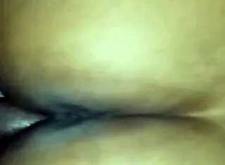 Chocolate Booty Shaking Up in Amateur Ass Play