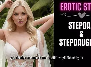 bride gives stepdad a blowjob