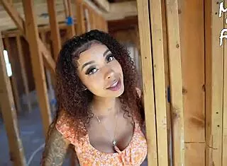 i fucked my construction worker while my husband was away, feeling so horny