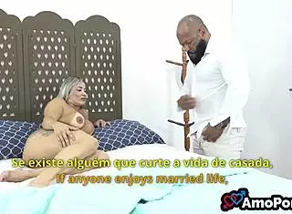 My wife marks territory against latina milf sister-in-law