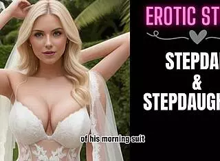 bride gives stepdad a blowjob