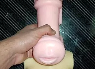 Kissy and Dolly suck, then fuck vagina, ending with tits fuck on desk.