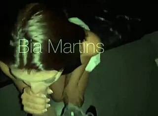 gloryhole fun with well-endowed guy, condom broke